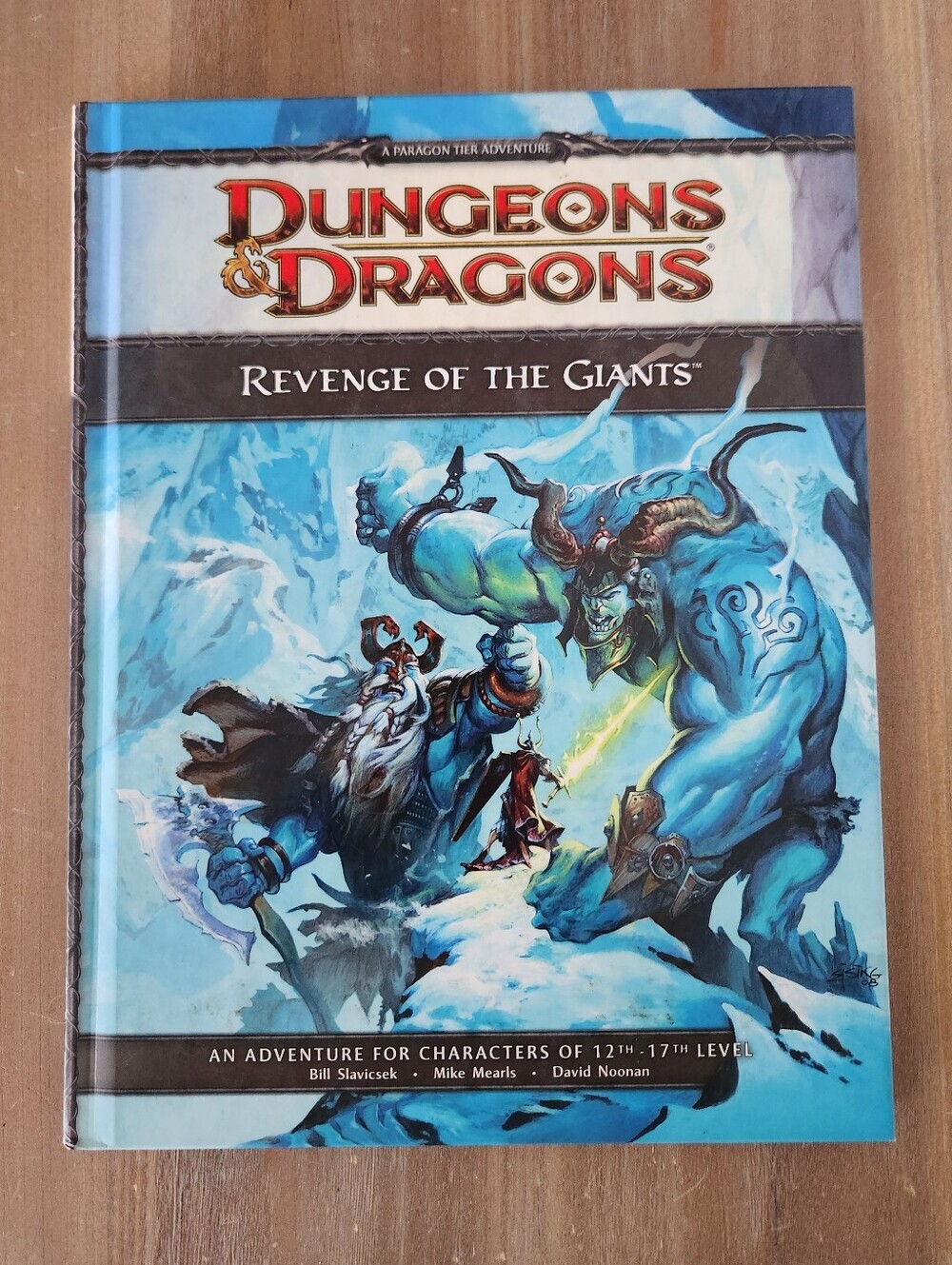 Dungeons & Dragons Revenge of the Giants 4E Hardcover D&D Adventure RPG Book